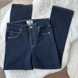 PAIGE Dark Wash High Rise Boot Cut 28